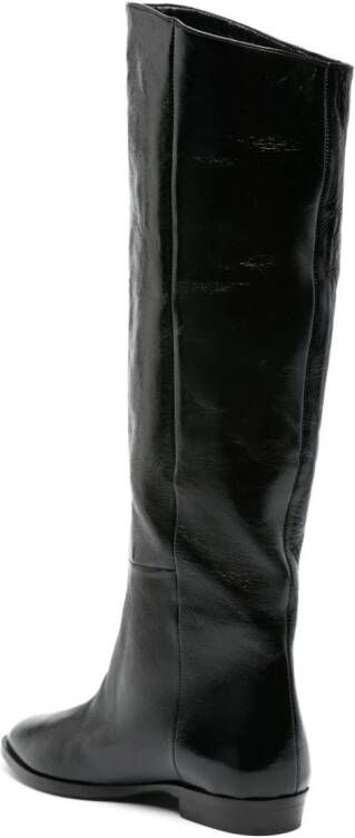Roberto Festa Ginny leather knee boots Black