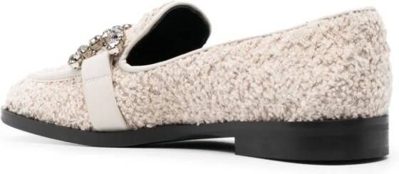 Roberto Festa Joys fleece-texture loafers Neutrals