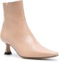 Roberto Festa Luna 50mm pointed-toe leather boots Neutrals - Thumbnail 2