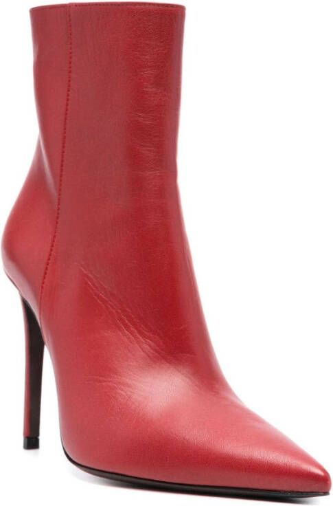 Roberto Festa Mulan 105mm leather boots Red