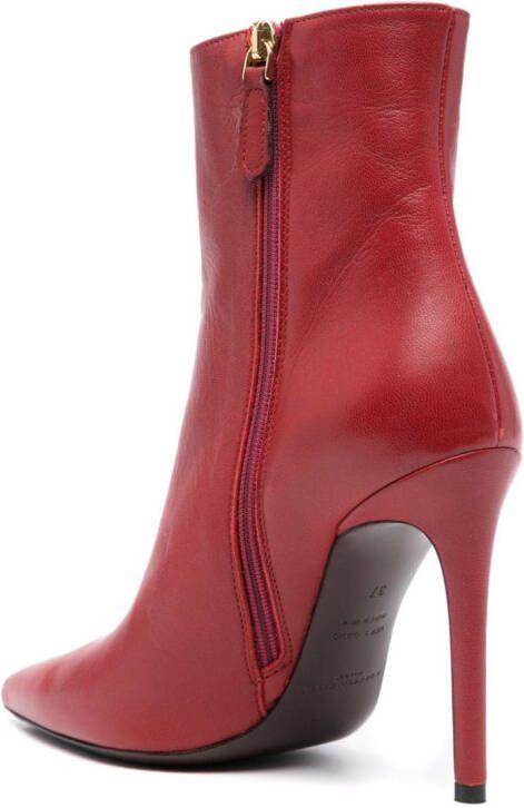 Roberto Festa Mulan 105mm leather boots Red