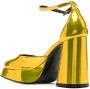 Roberto Festa Nicla Reflex 100mm leather pumps Gold - Thumbnail 3