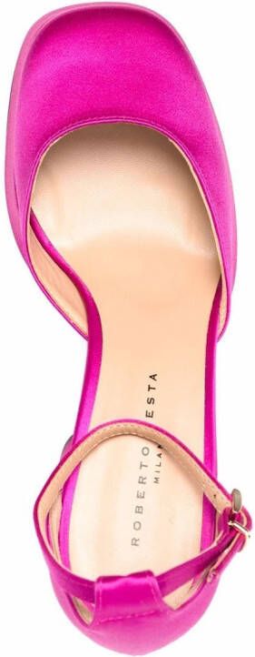 Roberto Festa Nicla square-toe pumps Pink