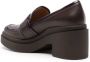 Roberto Festa Percy 70mm block-heel loafers Brown - Thumbnail 3