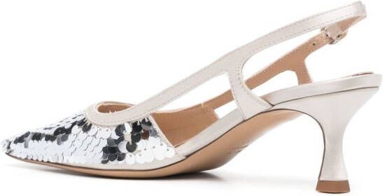 Roberto Festa sequin-embellished sandals Silver