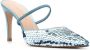 Roberto Festa sequin pointed 90mm mules Blue - Thumbnail 2