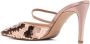 Roberto Festa sequin pointed 90mm mules Neutrals - Thumbnail 3