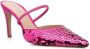 Roberto Festa sequin pointed 90mm mules Pink - Thumbnail 2