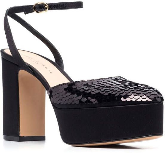 Roberto Festa sequinned high-heel pumps Black