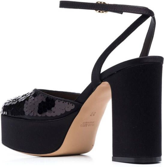 Roberto Festa sequinned high-heel pumps Black