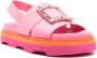 Roberto Festa Sintra leather platform sandals Pink - Thumbnail 2
