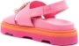 Roberto Festa Sintra leather platform sandals Pink - Thumbnail 3