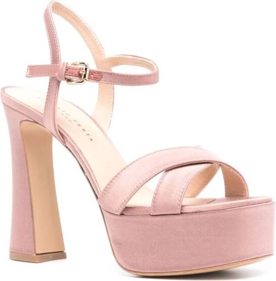 Roberto Festa Trinkraso 120mm satin sandals Pink
