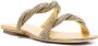 Rodo embellished flat sandals Gold - Thumbnail 2