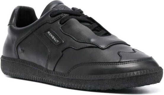 Rombaut logo-patch low-top sneakers Black