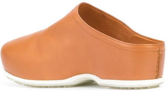 Rosetta Getty slip-on leather sneakers Brown