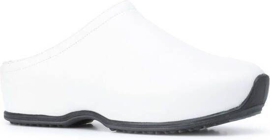 Rosetta Getty two-tone leather sneakers White