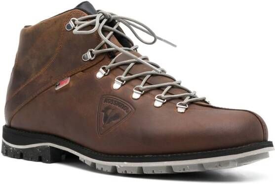 Rossignol lace-up ankle boots Brown