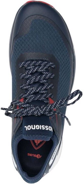 Rossignol logo-patch stripe-pattern sneakers Blue