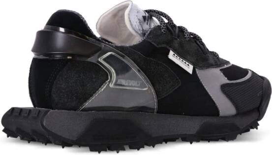 RUN OF Hunter low-top sneakers Black