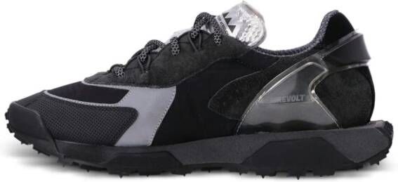 RUN OF Hunter low-top sneakers Black