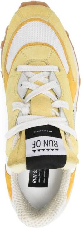 RUN OF Lemonade chunky sneakers Yellow