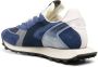 RUN OF logo-print panelled suede sneakers Blue - Thumbnail 3