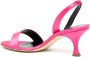 Rupert Sanderson Decade 70mm satin slingback sandals Pink - Thumbnail 3