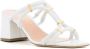 Rupert Sanderson slip-on tubular leather sandals White - Thumbnail 2