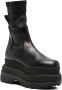 Sacai 110mm chunky platform ankle boots Black - Thumbnail 2
