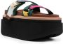Sacai hybrid belt sandals Blue - Thumbnail 2