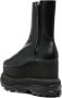 Sacai platform leather ankle boots Black - Thumbnail 3
