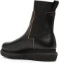 Sacai round-toe leather boots Black - Thumbnail 3