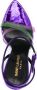 Saint Laurent 120mm metallic sandals Purple - Thumbnail 4