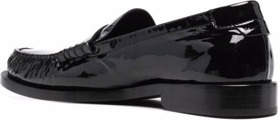 Saint Laurent 15 leather loafers Black