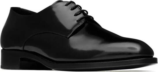 Saint Laurent Adrien patent-leather oxford shoes Black