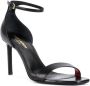 Saint Laurent Amber 85mm sandals Black - Thumbnail 2