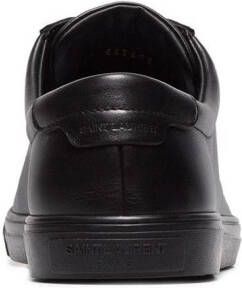 Saint Laurent Andy leather low-top sneakers Black
