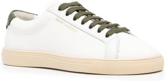 Saint Laurent Andy low-top leather sneakers White