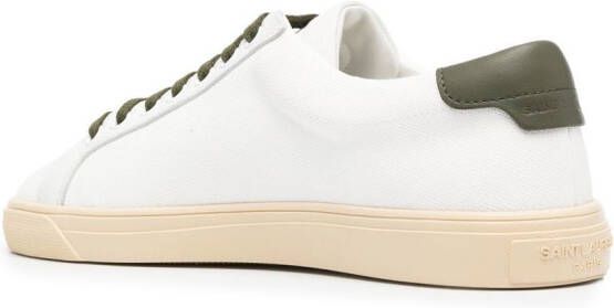 Saint Laurent Andy low-top leather sneakers White