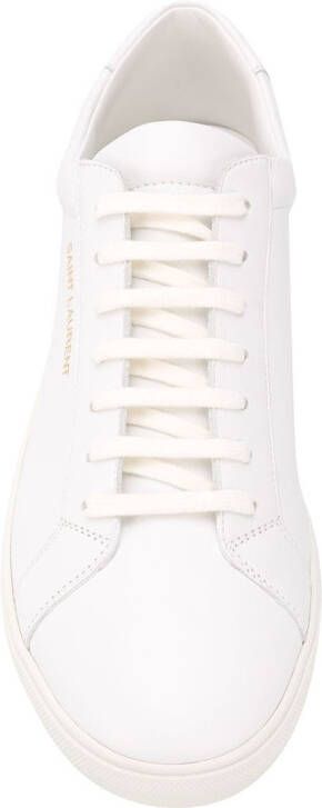 Saint Laurent Andy leather sneakers White