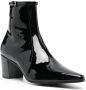 Saint Laurent Arsun patent-leather ankle boots Black - Thumbnail 2