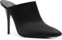 Saint Laurent Ascot 105mm leather mules Black - Thumbnail 2