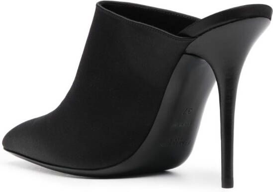 Saint Laurent Ascot 105mm leather mules Black