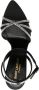 Saint Laurent Ava 105mm rhinestone-embellished sandals Black - Thumbnail 4
