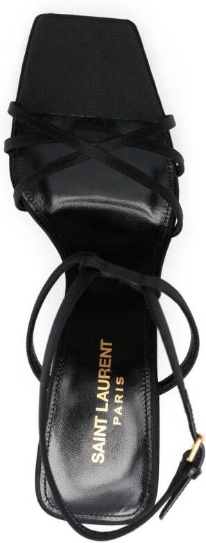 Saint Laurent Baliqua 105mm sandals Black