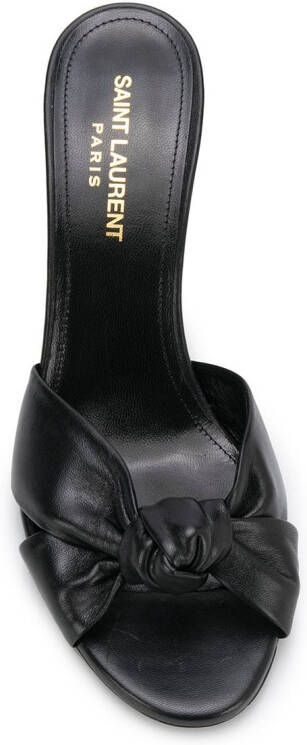Saint Laurent Bianca 75mm sandals Black
