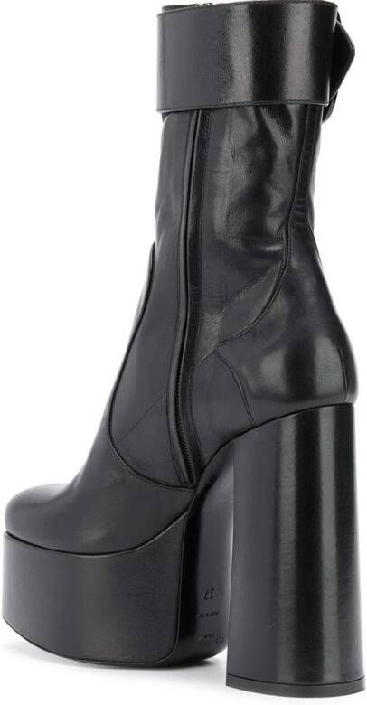 Saint Laurent Billy platform boots Black