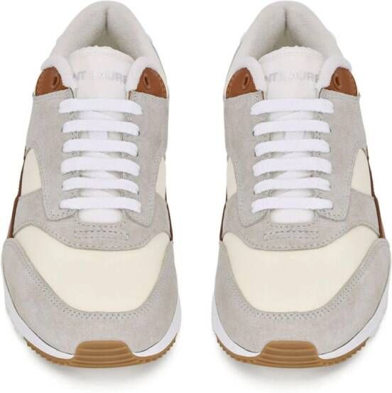 Saint Laurent Bump colour-blocked sneakers White