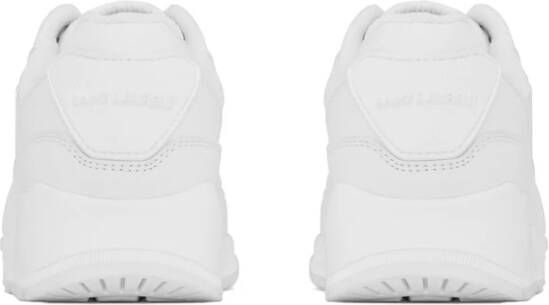 Saint Laurent Bump leather sneakers White